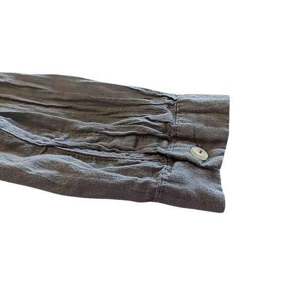 JOHNNY WAS 3J Workshop Prairie Rose Embroidered Button Down Bandit Blouse Sz XS - Picture 6 of 9